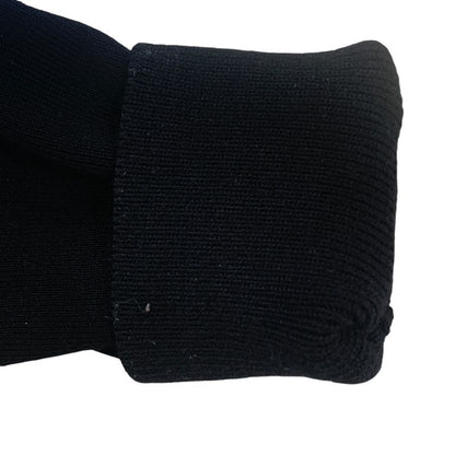 Moncler Cardigan Tricot Knit Contrast Down Jacket M Black — view 7