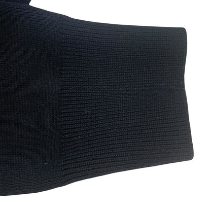 Moncler Cardigan Tricot Knit Contrast Down Jacket M Black — view 6