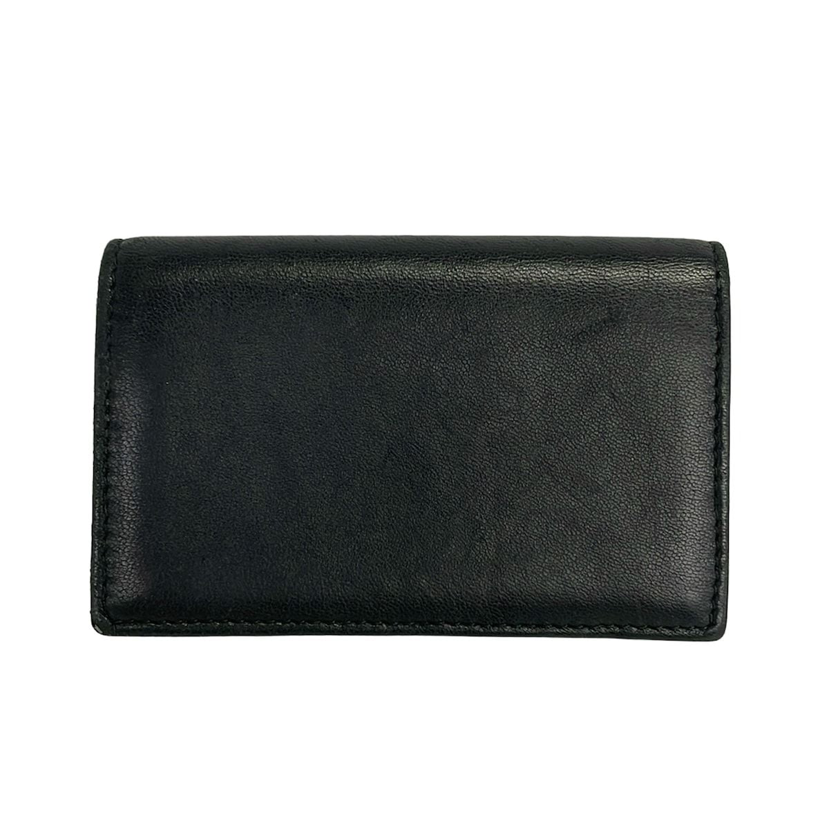 Loewe Business Card Holder Black Navy Leather — view 2