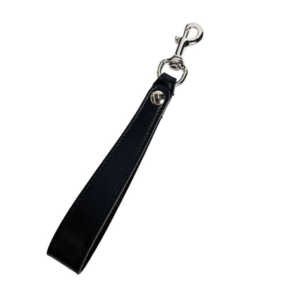 Gucci Clutch GG Embossed Leather Black Second with Wrist Strap — view 8
