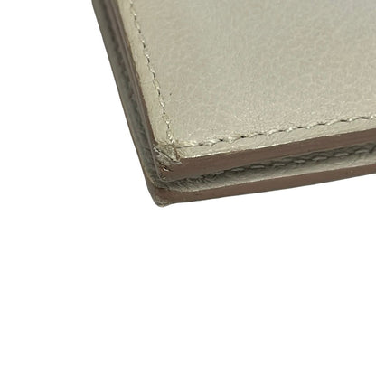 Hermes Wallet Citizen Twill Long Combine Pearl Gray Silver — view 6