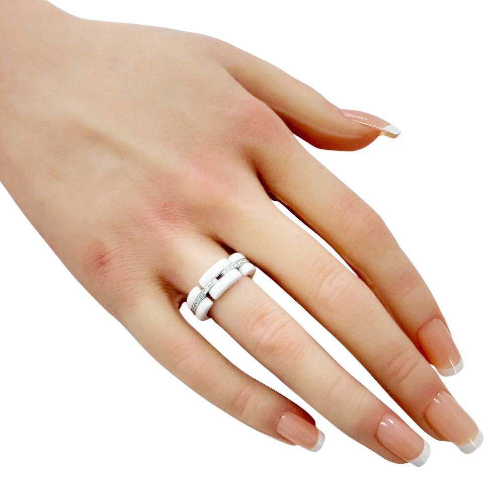 Chanel Ultra Ring 18k White Gold Diamond — view 2