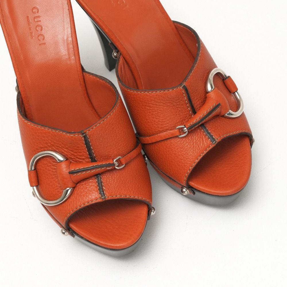 Gucci Sandals 36.5 Horsebit Platform — view 4