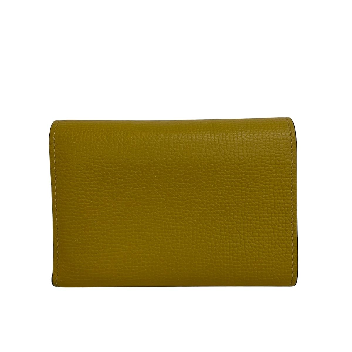 Loewe Trifold Wallet Anagram Vertical Small Dark Yellow — view 2