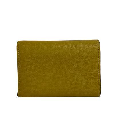 Loewe Trifold Wallet Anagram Vertical Small Dark Yellow — view 2