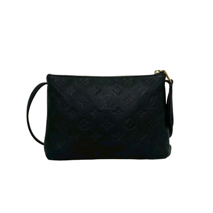 Louis Vuitton Monogram Empreinte Leather Shoulder Bag Black — view 3