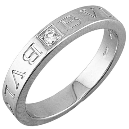 Bvlgari Ring 18k White Gold Diamond