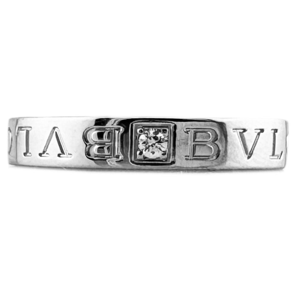 Bvlgari Ring 18k White Gold Diamond — view 3