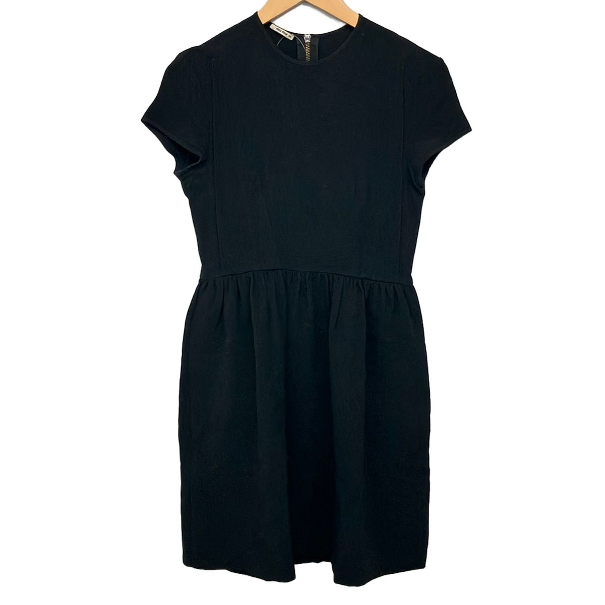 Miu Miu Dress 40 M Black Short Sleeve