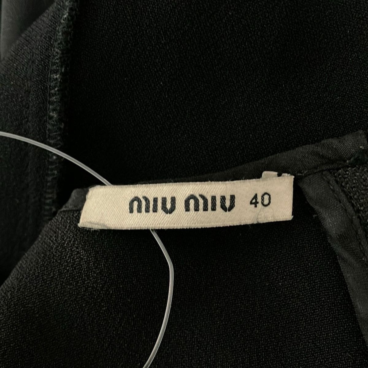 Miu Miu Dress 40 M Black Short Sleeve — view 3