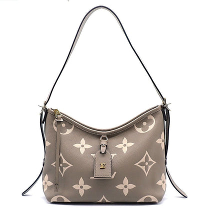 Louis Vuitton Bag Carryall Zip NM PM Tourtrelle Beige Monogram Empreinte