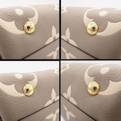 Louis Vuitton Bag Carryall Zip NM PM Tourtrelle Beige Monogram Empreinte — view 8