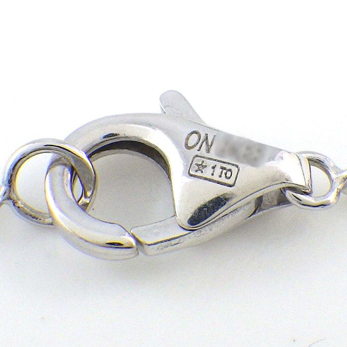 Cartier Necklace Hindu Lotus Water Lily 4 Points Diamond 18k White Gold — view 5