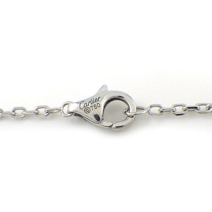 Cartier Necklace Hindu Lotus Water Lily 4 Points Diamond 18k White Gold — view 4