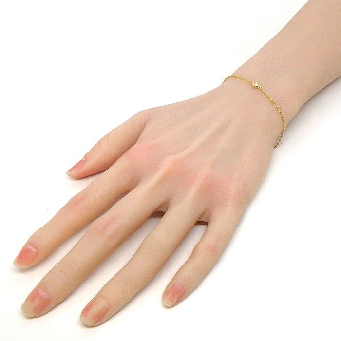 Cartier Bracelet d'Amour SM Diamant Leger 1 Point Diamond 18k Yellow Gold — view 6