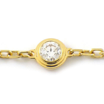 Cartier Bracelet d'Amour SM Diamant Leger 1 Point Diamond 18k Yellow Gold — view 2