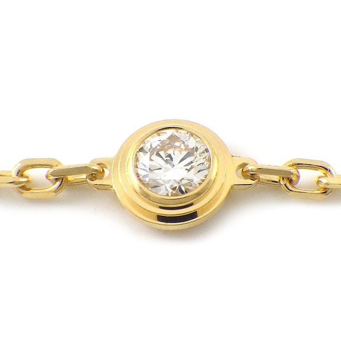 Cartier Bracelet d'Amour SM Diamant Leger Diamond 18k Yellow Gold — view 2