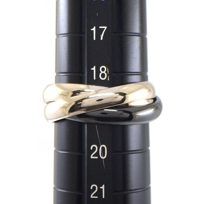 Cartier Ring Trinity Black Ceramic 18k White Gold — view 6