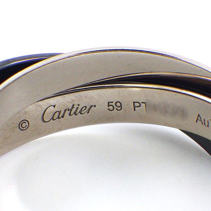 Cartier Ring Trinity Black Ceramic 18k White Gold — view 2