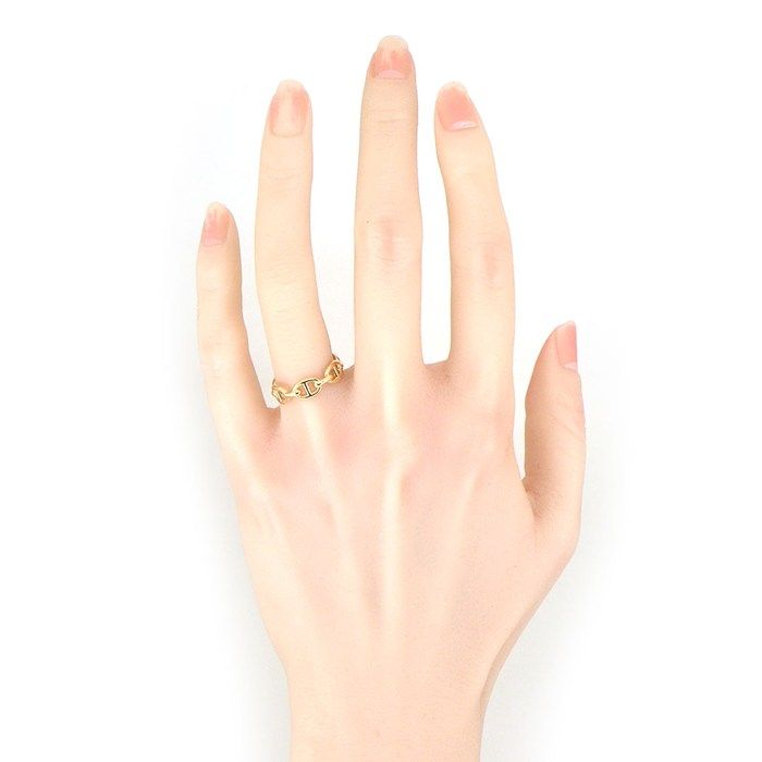 Hermes Ring Chaine D'ancre PM 18k Pink Gold — view 5