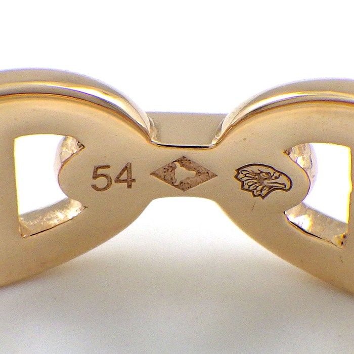 Hermes Ring Chaine D'ancre PM 18k Pink Gold — view 4
