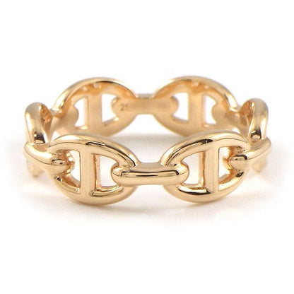 Hermes Ring Chaine D'ancre PM 18k Pink Gold — view 2