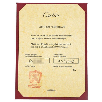Cartier Earrings Juste Ankle Hoop SM Nail Motif 18k Pink Gold — view 9