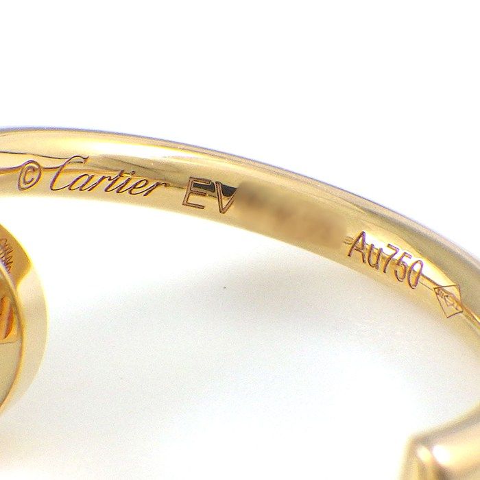 Cartier Earrings Juste Ankle Hoop SM Nail Motif 18k Pink Gold — view 3