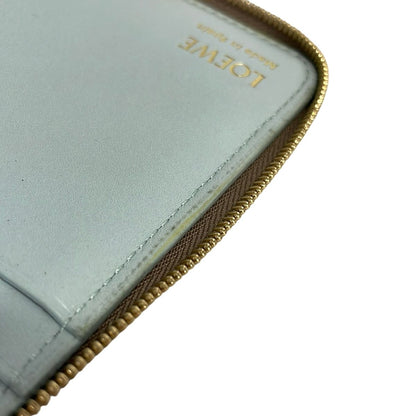 Loewe Bifold Wallet Gray Jew Light Blue Zip Around Leather — view 8