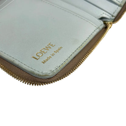 Loewe Bifold Wallet Gray Jew Light Blue Zip Around Leather — view 9