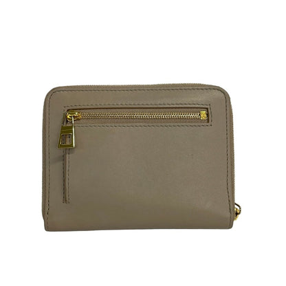 Loewe Bifold Wallet Gray Jew Light Blue Zip Around Leather — view 2