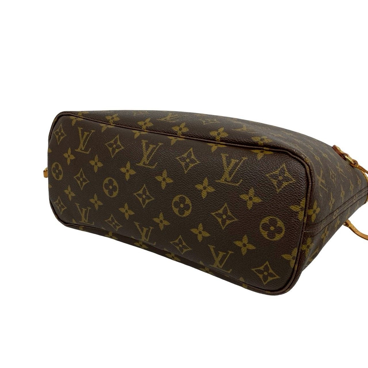 Louis Vuitton Box Neverfull PM Monogram Leather Tote Brown — view 8