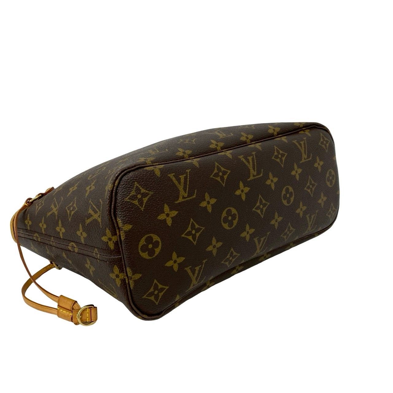 Louis Vuitton Box Neverfull PM Monogram Leather Tote Brown — view 7