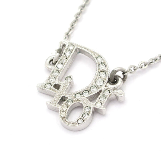 Dior Necklace Silver Clear Motif