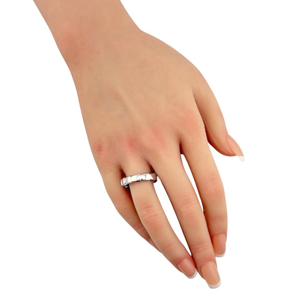 Bvlgari Serpenti Vipa Ring 18k White Gold — view 2