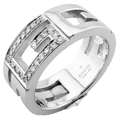 Gucci Multi Pull Ring 18k White Gold Diamond