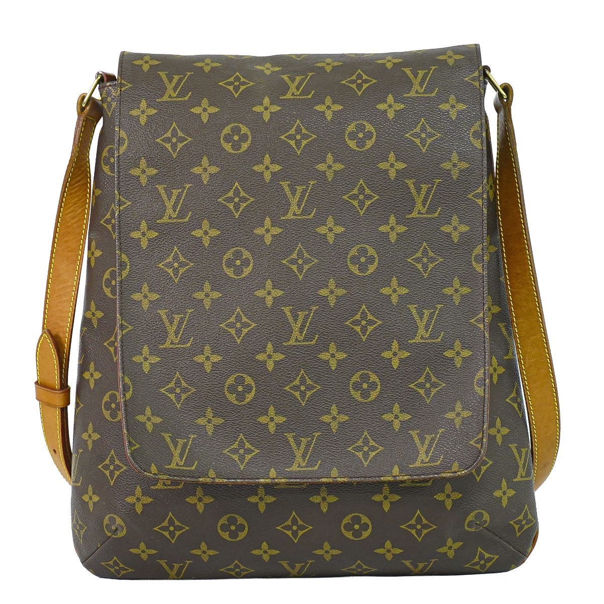 Louis Vuitton LV Musette Monogram Shoulder Bag Pochette Brown