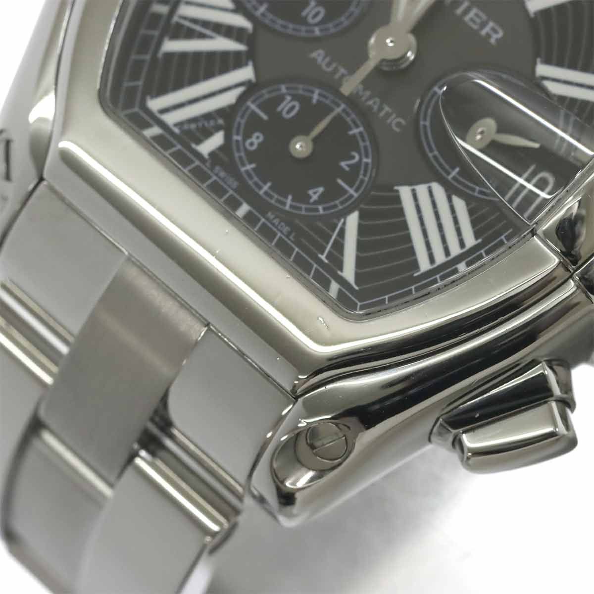 Cartier Roadster Chronograph Watch Date Black Automatic — view 7