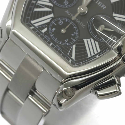 Cartier Roadster Chronograph Watch Date Black Automatic — view 7
