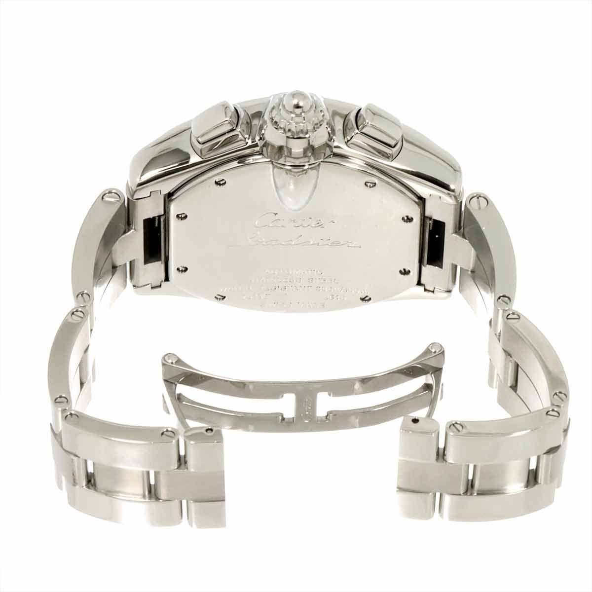 Cartier Roadster Chronograph Watch Date Black Automatic — view 4