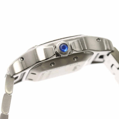 Cartier Santos Galbe SM Watch Date Silver Automatic — view 6