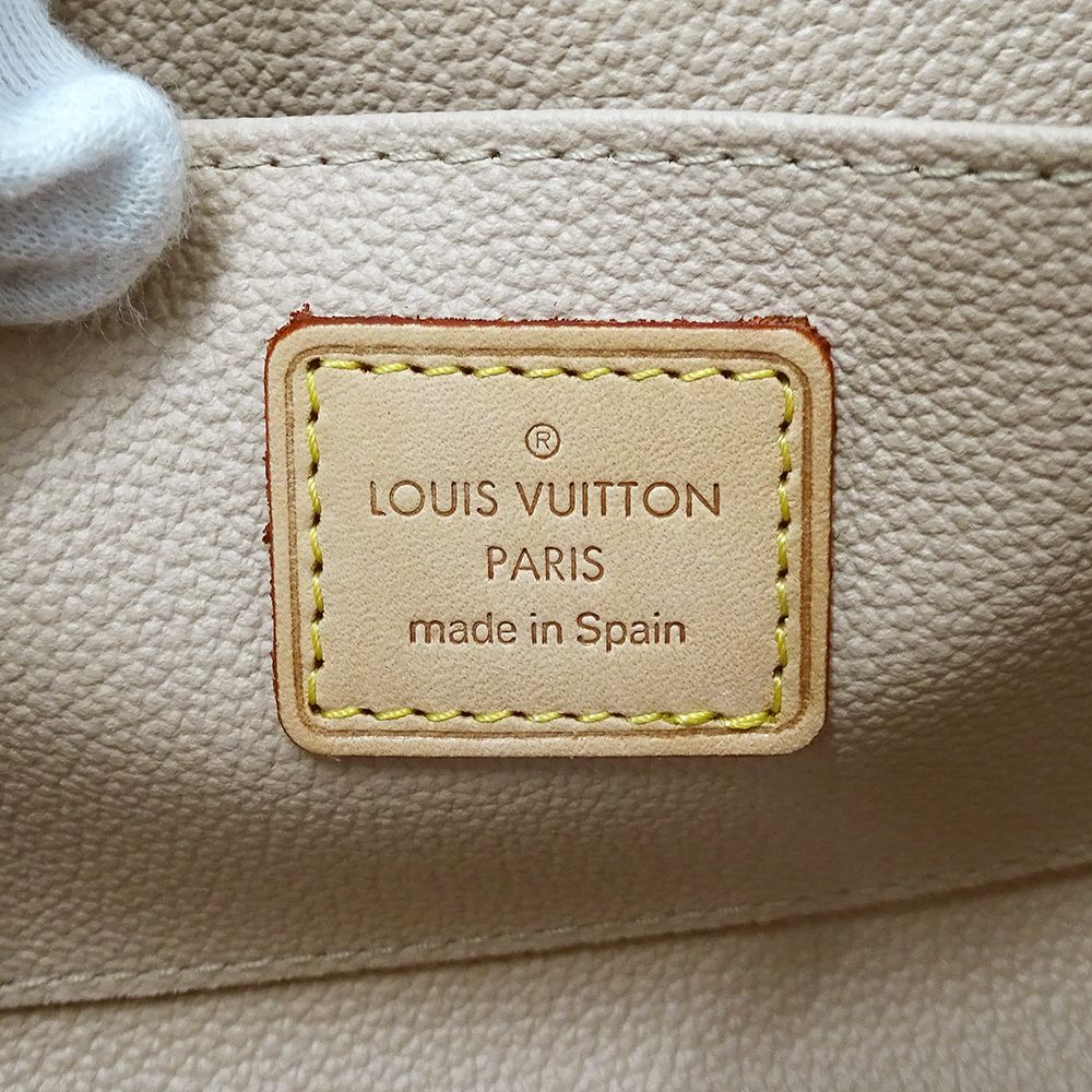 Louis Vuitton Pouch Monogram Makeup Cosmetic Pochette PM Brown Case — view 6