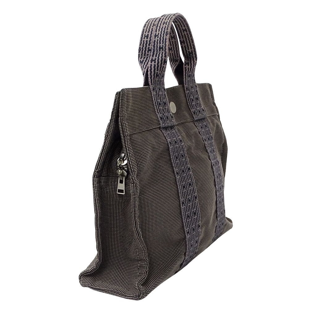 Hermes Tote Her Line Canvas Black — view 4