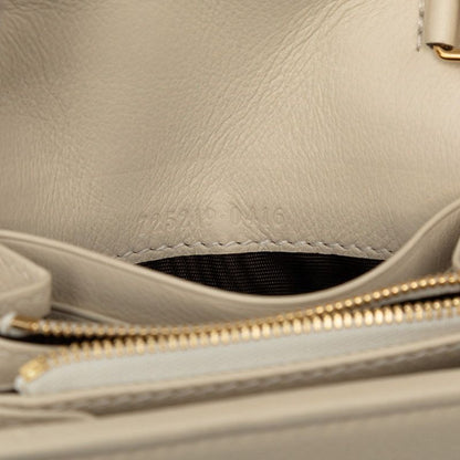 Gucci Interlocking Blanc Di Chain Wallet Shoulder Bag White Ivory Gold Leather — view 6