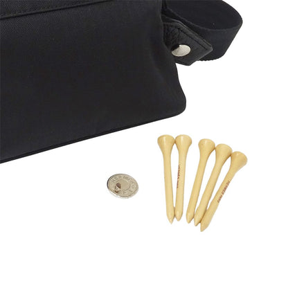 Hermes Belt Bag Bolide Ceinture Golf Toilet Blanc Black Equipment Ball Case — view 7