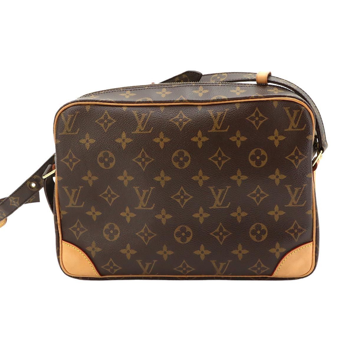 Louis Vuitton Monogram Nile Shoulder Bag Brown Gold — view 3
