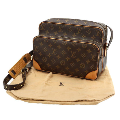 Louis Vuitton Monogram Nile Shoulder Bag Brown Gold — view 2