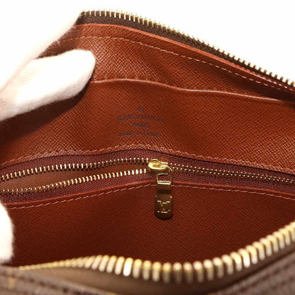 Louis Vuitton Monogram Nile Shoulder Bag Brown Gold — view 8