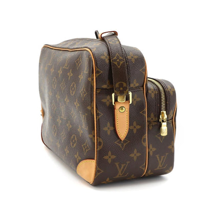 Louis Vuitton Monogram Nile Shoulder Bag Brown Gold — view 4