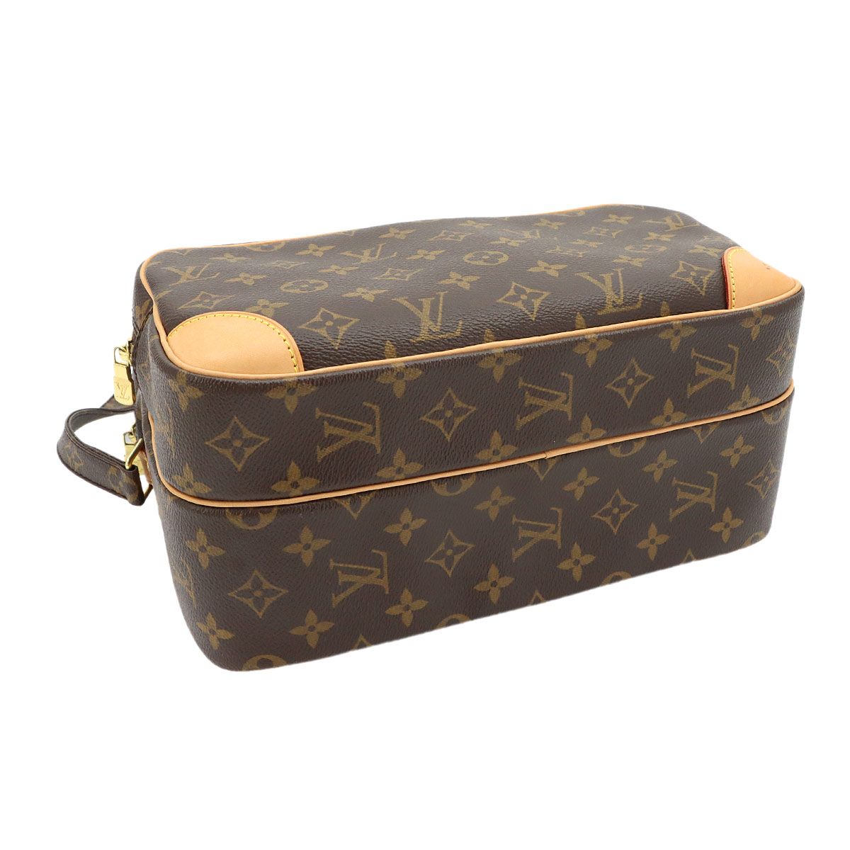 Louis Vuitton Monogram Nile Shoulder Bag Brown Gold — view 5